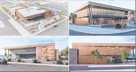 Twitter images show the proposed two-story library planned for the Historic Westside. The facility at Martin Luther King Boulevard and Vegas Drive could open early in 2025.